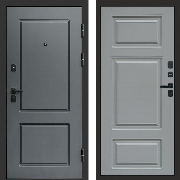 Входная дверь Termo-Door Верона - Лион Grey софт
