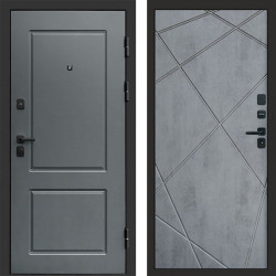 Входная дверь Termo-Door Верона - Лучи бетон темный