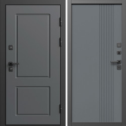 Входная дверь Termo-Door Верона - Страйп Грей Софт