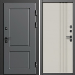 Входная дверь Termo-Door Верона - Страйп Слоновая Кость