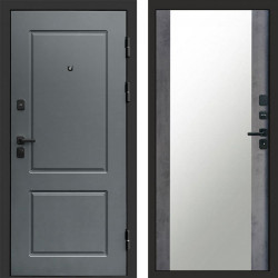 Входная дверь Termo-Door Верона - Зеркало бетон темный