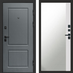 Входная дверь Termo-Door Верона - Зеркало Фацет Белый софт
