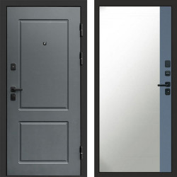 Входная дверь Termo-Door Верона - Зеркало Фацет Grey софт