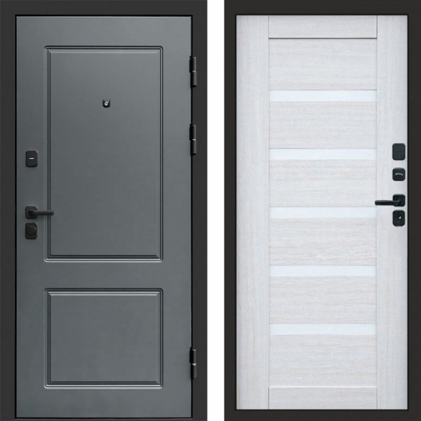 Входная дверь Termo-Door Верона - Зеркало Триумф Царга лиственница 4500 / 5500