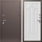 Входная дверь Termo-Door Техно Медь Антик - Арка белое дерево