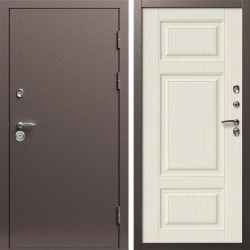 Входная дверь Termo-Door Техно Медь Антик - Лион Лиственница