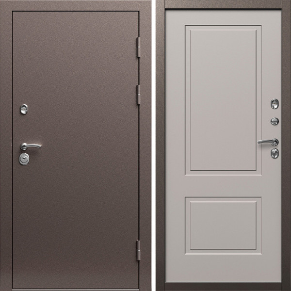 Входная дверь Termo-Door Техно Медь Антик - Нео Классика Капучино