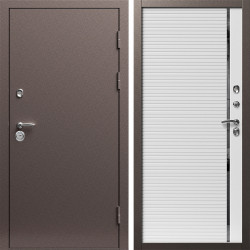 Входная дверь Termo-Door Техно Медь Антик - Порте white