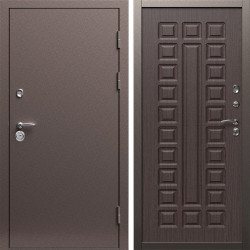 Входная дверь Termo-Door Техно Медь Антик - Престиж венге