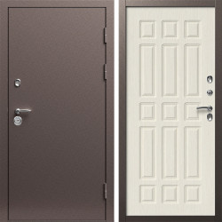 Входная дверь Termo-Door Техно Медь Антик - Спарта лиственница