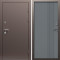 Входная дверь Termo-Door Техно Медь Антик - Страйп Грей Софт