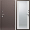 Входная дверь Termo-Door Техно Медь Антик - Зеркало белый софт