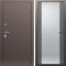 Входная дверь Termo-Door Техно Медь Антик - Зеркало бетон темный