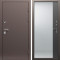 Входная дверь Termo-Door Техно Медь Антик - Зеркало Фацет Черный кварц
