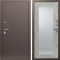 Входная дверь Termo-Door Техно Медь Антик - Зеркало Триумф бетон светлый