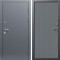 Входная дверь Termo-Door Техно Серебро Антик - Флэт Grey софт