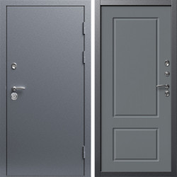 Входная дверь Termo-Door Техно Серебро Антик - Марсель Grey софт