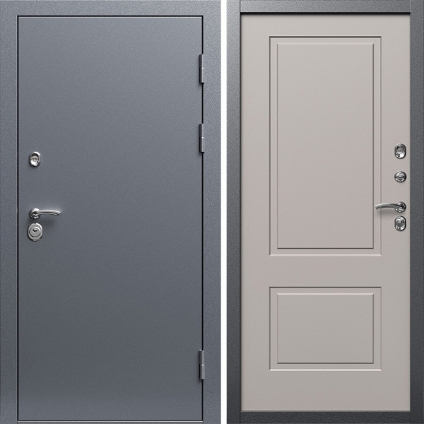 Входная дверь Termo-Door Техно Серебро Антик - Нео Классика Капучино
