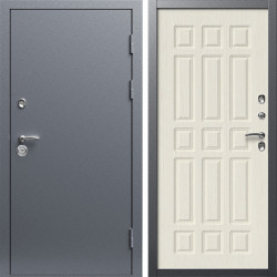 Входная дверь Termo-Door Техно Серебро Антик - Спарта лиственница