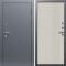 Входная дверь Termo-Door Техно Серебро Антик - Страйп Слоновая Кость