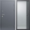 Входная дверь Termo-Door Техно Серебро Антик - Зеркало Фацет Grey софт