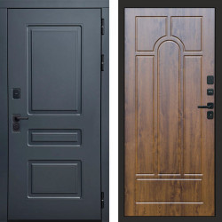 Входная дверь Termo-Door Аляска Графит - Арка дуб