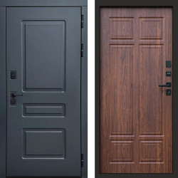 Входная дверь Termo-Door Аляска Графит - Без серии Орех премиум