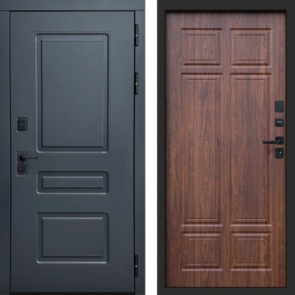 Входная дверь Termo-Door Аляска Графит - Без серии Орех премиум
