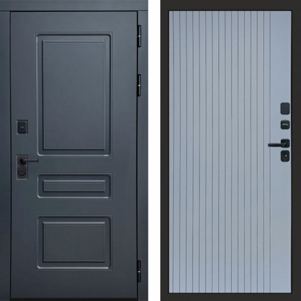 Входная дверь Termo-Door Аляска Графит - Flat Grey софт