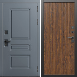 Входная дверь Termo-Door Аляска Графит - Флэт Дуб