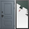 Входная дверь Termo-Door Аляска Графит - Гладкая Панель Под Покраску (грунт)