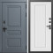 Входная дверь Termo-Door Аляска Графит - Гранд Белый софт