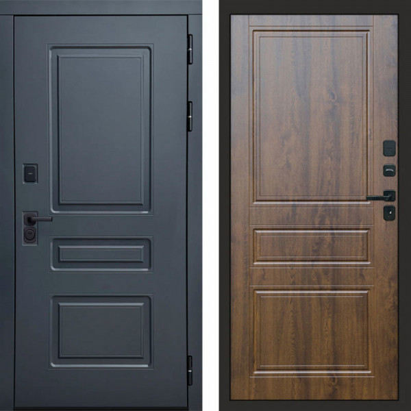 Входная дверь Termo-Door Аляска Графит - Классика дуб