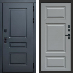 Входная дверь Termo-Door Аляска Графит - Лион Grey софт
