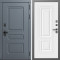 Входная дверь Termo-Door Аляска Графит - Мадрид Белый софт