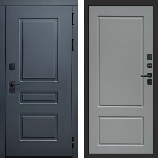 Входная дверь Termo-Door Аляска Графит - Марсель Grey софт