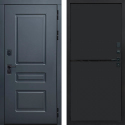 Входная дверь Termo-Door Аляска Графит - Нео Black
