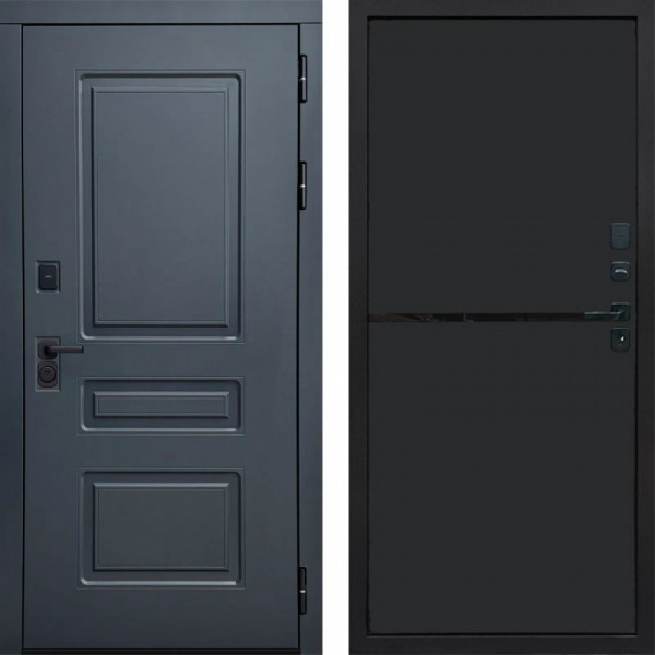 Входная дверь Termo-Door Аляска Графит - Нео Black