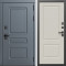 Входная дверь Termo-Door Аляска Графит - Нео Классика Слоновая Кость