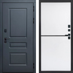 Входная дверь Termo-Door Аляска Графит - Нео White