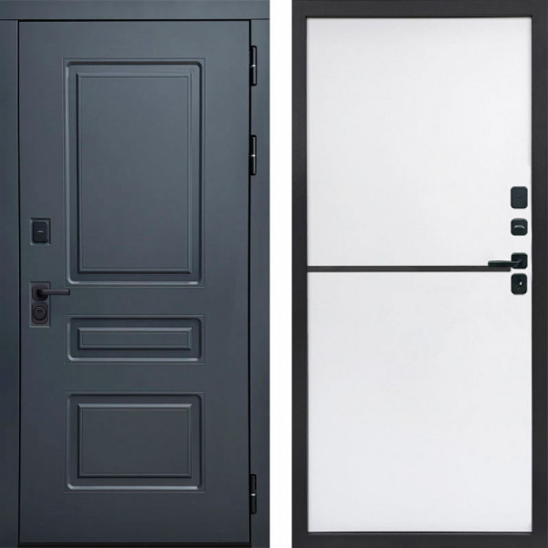 Входная дверь Termo-Door Аляска Графит - Нео White
