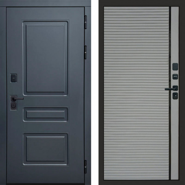 Входная дверь Termo-Door Аляска Графит - Porte Grey софт