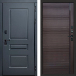 Входная дверь Termo-Door Аляска Графит - Porte Шоколад