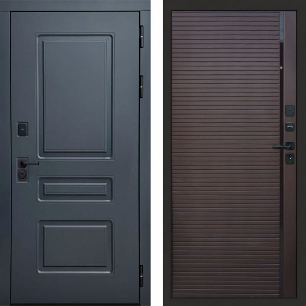 Входная дверь Termo-Door Аляска Графит - Porte Шоколад