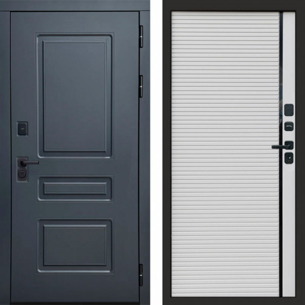 Входная дверь Termo-Door Аляска Графит - Porte white