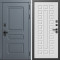 Входная дверь Termo-Door Аляска Графит - Престиж белое дерево