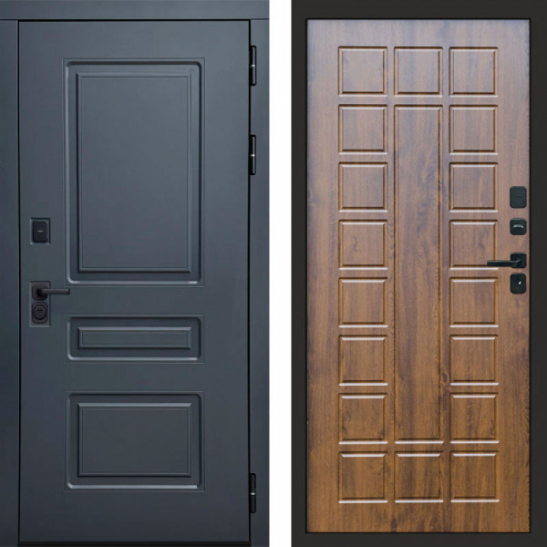 Входная дверь Termo-Door Аляска Графит - Престиж дуб