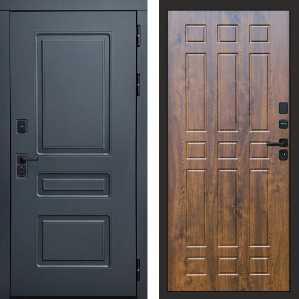 Входная дверь Termo-Door Аляска Графит - Спарта дуб