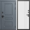 Входная дверь Termo-Door Аляска Графит - Страйп Белый Софт