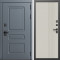 Входная дверь Termo-Door Аляска Графит - Страйп Слоновая Кость